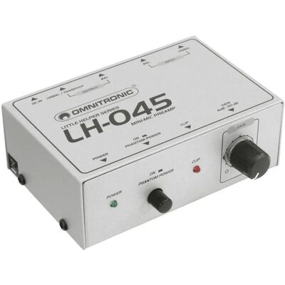 Omnitronic LH-045 Mikrofonförförstärkare - Mikrofon tillbehör Omnitronic LH-045 Mikrofonförförstärkare - Mikrofon tillbehör