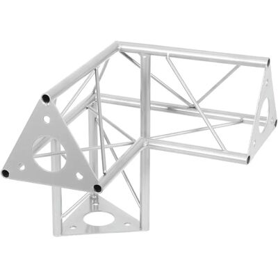 Dekotruss PL-3 Ecke - 3-Wege, links, silber Dekotruss PL-3 Ecke - 3-Wege, links, silber