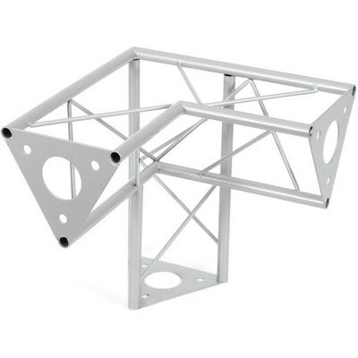 Connecteur d'angle 3 voies gauche argenté - Truss angle - Publicité Connecteur d'angle 3 voies gauche argenté - Truss angle - Publicité