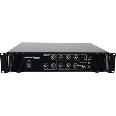 Omnitronic MP-180 Mixerförstärkare - 180W - PA 70V/100V/4-16Ω Omnitronic MP-180 Mixerförstärkare - 180W - PA 70V/100V/4-16Ω