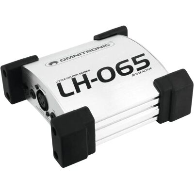 Omnitronic LH-065 Aktiv DI-Box - Audiogerät Omnitronic LH-065 Aktiv DI-Box - Audiogerät