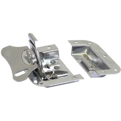 Serrure papillon petite dans plat en argent - Accessoire pour racks audio Serrure papillon petite dans plat en argent - Accessoire pour racks audio