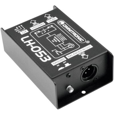 Omnitronic LH-053 Boîte de direct passive - Équipement audio Omnitronic LH-053 Boîte de direct passive - Équipement audio