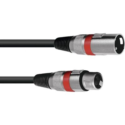 Omnitronic 3022045R XLR Kabel - 3-polig, 1,5m, Schwarz - Mikrofonkabel Omnitronic 3022045R XLR Kabel - 3-polig, 1,5m, Schwarz - Mikrofonkabel