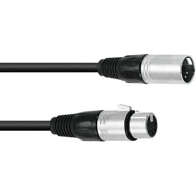 Omnitronic Modell 30220768 XLR Kabel - 3M Schwarz Omnitronic Modell 30220768 XLR Kabel - 3M Schwarz