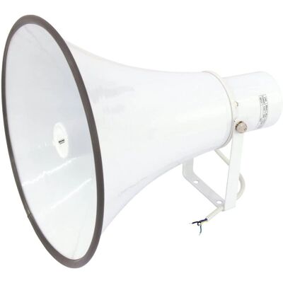 Omnitronic HR-25 Hvit Hornhøyttaler - 25W Utendørs Omnitronic HR-25 Hvit Hornhøyttaler - 25W Utendørs