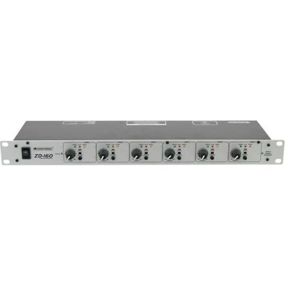 Omnitronic ZD-160 Distributore di zona - Separatori di segnale Omnitronic ZD-160 Distributore di zona - Separatori di segnale