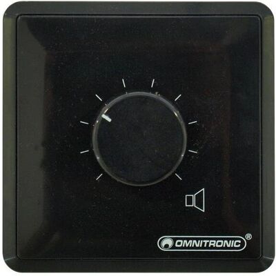 Controllo del volume stereo nero Omnitronic 80711158 - Controllo del volume Controllo del volume stereo nero Omnitronic 80711158 - Controllo del volume