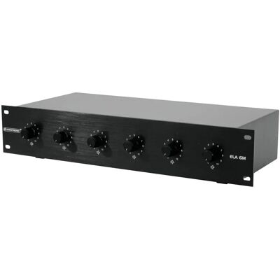 OMNITRONIC 6-zone Mono Volume Controller - PA Audio Equipment OMNITRONIC 6-zone Mono Volume Controller - PA Audio Equipment