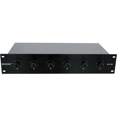 Omnitronic ELA 6S-Zonen LS-Regler - Lautsprecher Controller - 6 Zonen, 30W, Schwarz Omnitronic ELA 6S-Zonen LS-Regler - Lautsprecher Controller - 6 Zonen, 30W, Schwarz