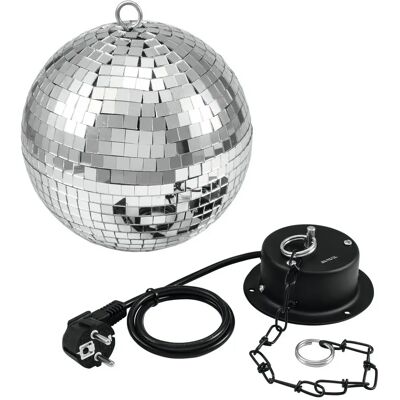 EuroLite Spejlkugle 20cm med Motor MD-1015 - Sæt EuroLite Spejlkugle 20cm med Motor MD-1015 - Sæt