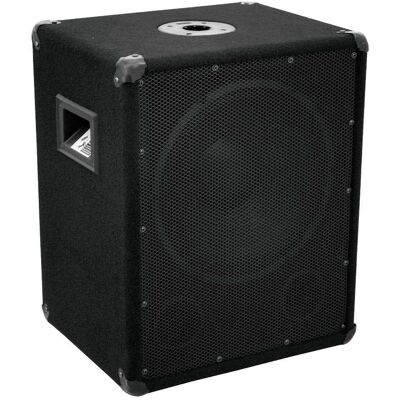 Omnitronic BX-1250 Subwoofer - 12-tommers, 300W RMS, Passiv PA-høyttaler Omnitronic BX-1250 Subwoofer - 12-tommers, 300W RMS, Passiv PA-høyttaler