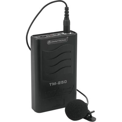 Système micro sans fil Omnitronic TM-250 - VHF 214 MHz Système micro sans fil Omnitronic TM-250 - VHF 214 MHz