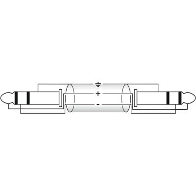 Câble de patch stéréo 6,3 mm Omnitronic - Câble audio Câble de patch stéréo 6,3 mm Omnitronic - Câble audio