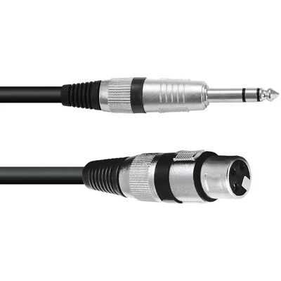 Omnitronic 30225180 XLR-Adapterkabel - Audio 0,9 m Schwarz Omnitronic 30225180 XLR-Adapterkabel - Audio 0,9 m Schwarz