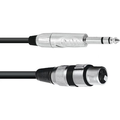 Omnitronic 30225182 Ljudkabel - 2m XLR till stereo jack 6,35mm Omnitronic 30225182 Ljudkabel - 2m XLR till stereo jack 6,35mm