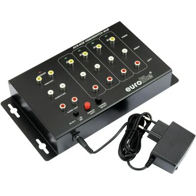 EuroLite AVS-402 Video-Umschalter 4in2 EuroLite AVS-402 Video-Umschalter 4in2