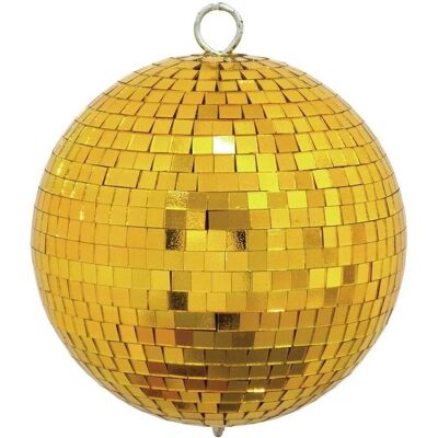 EuroLite Gold 15cm Mirror Ball - Disco Decoration EuroLite Gold 15cm Mirror Ball - Disco Decoration