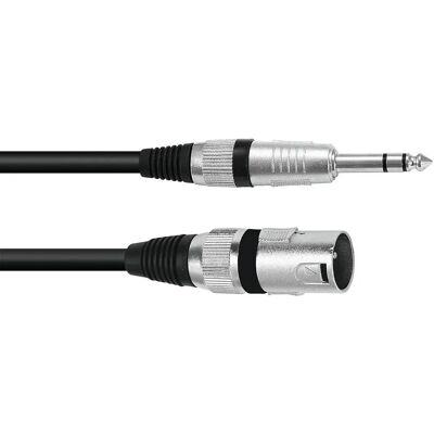 Omnitronic 3022075e XLR Adapterkabel - Kurz, Schwarz - Audiokabel Omnitronic 3022075e XLR Adapterkabel - Kurz, Schwarz - Audiokabel