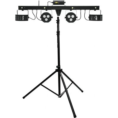 Eurolite Laser Bar FX Light Set - LED, DMX, Stativ, 4-i-1 Effekter Eurolite Laser Bar FX Light Set - LED, DMX, Stativ, 4-i-1 Effekter