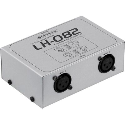 Omnitronic LH-082 Stereo Isolator XLR - DI Box Omnitronic LH-082 Stereo Isolator XLR - DI Box
