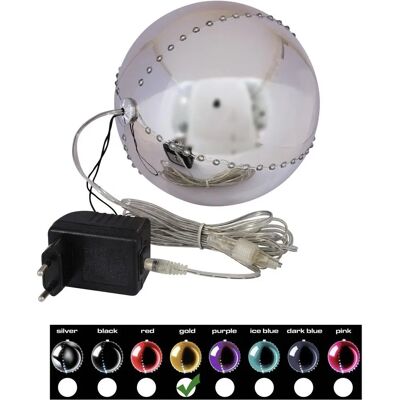 Europalms LED Snøball 15cm - Julepynt Europalms LED Snøball 15cm - Julepynt