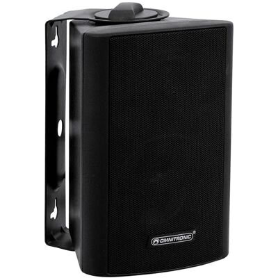 Omnitronic WPS-4S Veggløyttaler 20W 100V Svart - Høyttaler Omnitronic WPS-4S Veggløyttaler 20W 100V Svart - Høyttaler