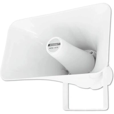 Omnitronic HS-45 Hornhøyttaler - 30W, Hvit, 350-8000Hz Omnitronic HS-45 Hornhøyttaler - 30W, Hvit, 350-8000Hz