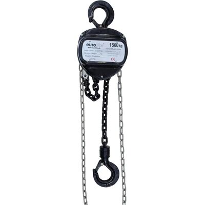 EuroLite Palanca de cadenas 10M/1.5T Negro - Palanca de cadenas EuroLite Palanca de cadenas 10M/1.5T Negro - Palanca de cadenas