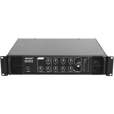 Amplificatore audio Omnitronic MPZ-180.6 - Mixer a 6 zone Amplificatore audio Omnitronic MPZ-180.6 - Mixer a 6 zone