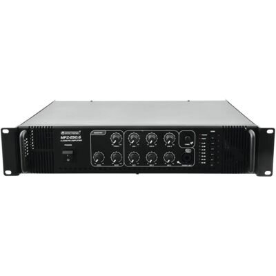 Amplificateur audio Omnitronic MPZ-250.6 - Mixeur 6 zones noir - Publicité Amplificateur audio Omnitronic MPZ-250.6 - Mixeur 6 zones noir - Publicité