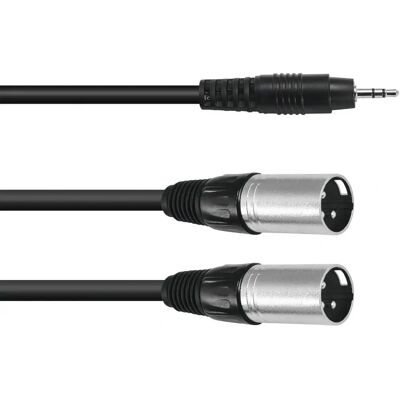 Omnitronic 30225157 XLR Kabeladapter - 3,5 mm auf XLR - 3m Omnitronic 30225157 XLR Kabeladapter - 3,5 mm auf XLR - 3m
