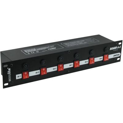 Panneau de commutation Eurolite - 6 canaux Panneau de commutation Eurolite - 6 canaux