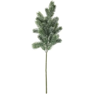 Branche de Sapin Europalms - Neige, 65cm - Publicité Branche de Sapin Europalms - Neige, 65cm - Publicité