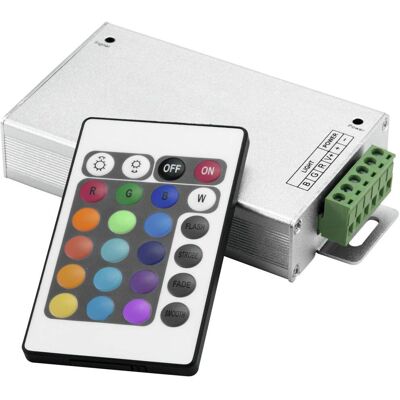 EuroLite IR-5 Control Remoto - Controlador de Tira LED RGB EuroLite IR-5 Control Remoto - Controlador de Tira LED RGB