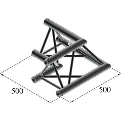 Alutruss TRILOCK S-PAC 21 2-veis Hjørne 90° - Belysningsstruktur Alutruss TRILOCK S-PAC 21 2-veis Hjørne 90° - Belysningsstruktur