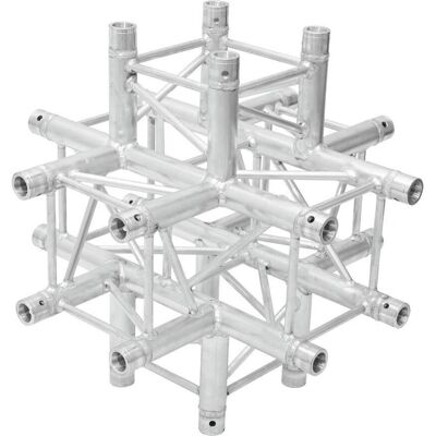 Alutruss Quadlock QL-ET34 C-23 2-Wege Ecke - Strukturaluminium 50cm Alutruss Quadlock QL-ET34 C-23 2-Wege Ecke - Strukturaluminium 50cm
