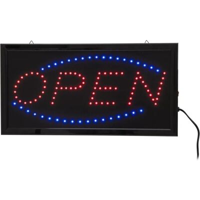 EuroLite LED Sign OPEN classic - Azul - Cartel LED - Iluminación de efecto EuroLite LED Sign OPEN classic - Azul - Cartel LED - Iluminación de efecto