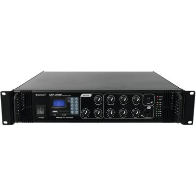 Omnitronic 180W lydforsterker - Performance/Stage Svart Omnitronic 180W lydforsterker - Performance/Stage Svart