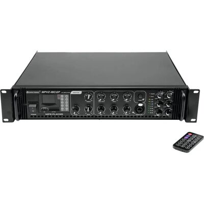 Omnitronic MPVZ-180.6P ELA-Mischverstärker - 6-Zonen Mixer, 180W Omnitronic MPVZ-180.6P ELA-Mischverstärker - 6-Zonen Mixer, 180W