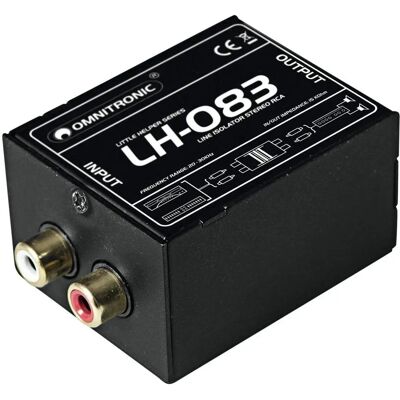 Omnitronic LH-083 Stereo-Isolator - Audio-Gerät Omnitronic LH-083 Stereo-Isolator - Audio-Gerät