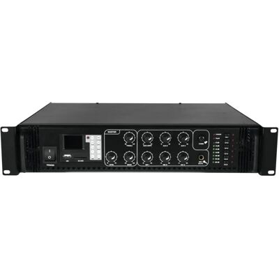 Omnitronic MPZ-120.6P Audioversterker - 6 Zone Mixer met MP3-speler Omnitronic MPZ-120.6P Audioversterker - 6 Zone Mixer met MP3-speler