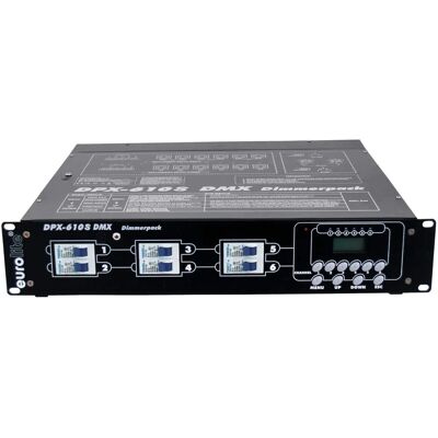 EuroLite DPX-610 S DMX Dimmer Pack - Professioneller Lichtdimmer EuroLite DPX-610 S DMX Dimmer Pack - Professioneller Lichtdimmer