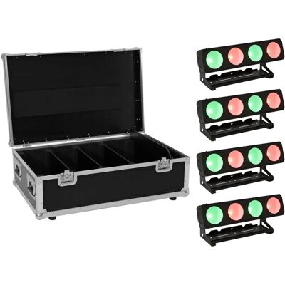 EuroLite Set 4x LED PMB-4 COB QCL 30W Leiste - LED Effektleiste EuroLite Set 4x LED PMB-4 COB QCL 30W Leiste - LED Effektleiste