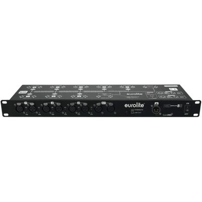 EUROLITE DMX Splitter - 8-Kanal Galvanisch Isolierter DMX-Verteiler EUROLITE DMX Splitter - 8-Kanal Galvanisch Isolierter DMX-Verteiler