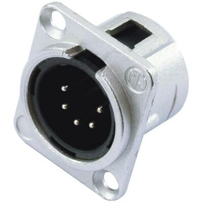 Neutrik NC5MD-L-1 - XLR Male Chassis Connector - Connectors Neutrik NC5MD-L-1 - XLR Male Chassis Connector - Connectors