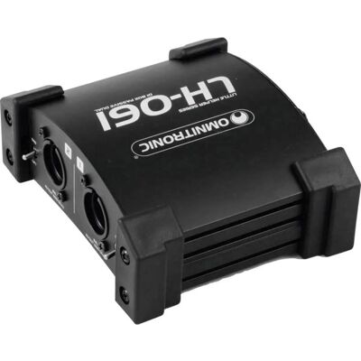Omnitronic LH-061 PRO Passive Dual DI Box - Effektgerät Omnitronic LH-061 PRO Passive Dual DI Box - Effektgerät