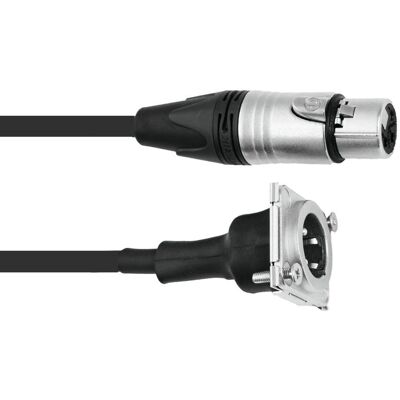 Câble de patch PSSO - 1m Noir - Câble XLR - Publicité Câble de patch PSSO - 1m Noir - Câble XLR - Publicité
