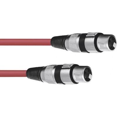 Omnitronic XLR Cable - 3-pin, 1.5m, Red Omnitronic XLR Cable - 3-pin, 1.5m, Red