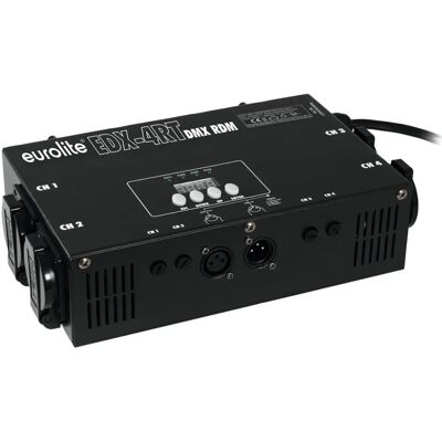 EUROLITE EDX-4RT DMX RDM Truss Dimmer - 4 Kanaler EUROLITE EDX-4RT DMX RDM Truss Dimmer - 4 Kanaler